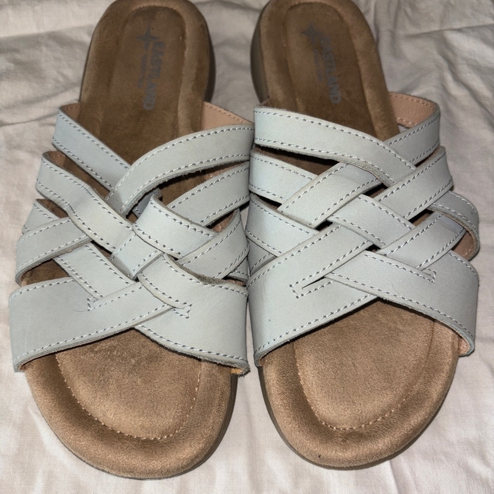 Eastland Breezy Hazel Comfortable Women's Sandals in Light Blue